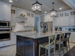 Appliance Repair Parts: Kitchen with Island in the centre