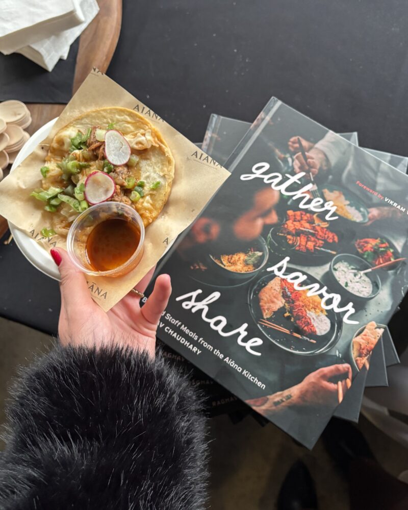 aiana, ottawa, cookbook, raghav chaudhary, gather savor share