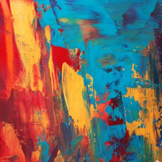 Art Gallery: Abstract painted background.