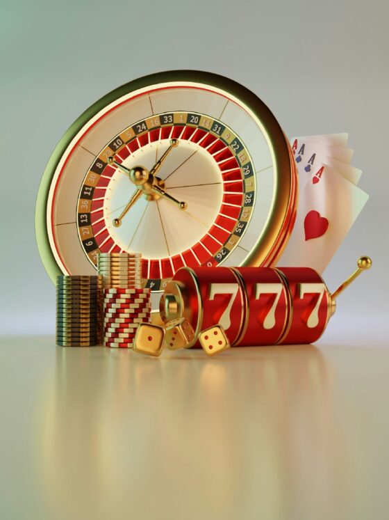 Licensed vs Offshore Online Casinos: Roulette wheel, cards, poker chips