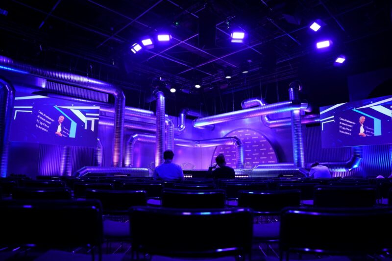 Augmented Reality: Empty Game Show Set