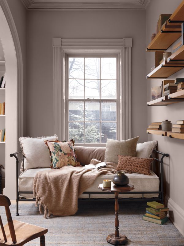 Daybed in a reading nook