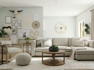 Living Room Trends: a light airy, living room group