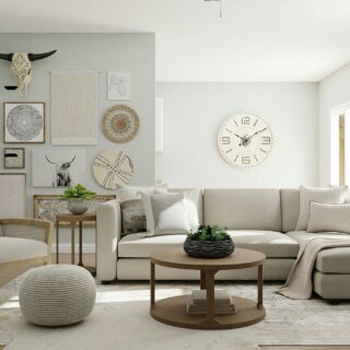 Living Room Trends: a light airy, living room group
