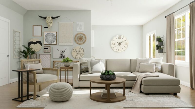 Living Room Trends: a light airy, living room group