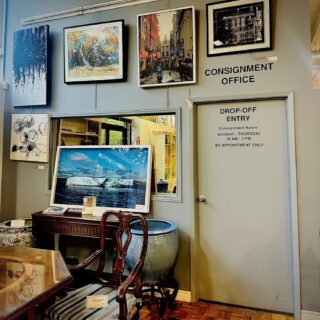 Consigning Your Furniture: ...of Things Past door to consignment office