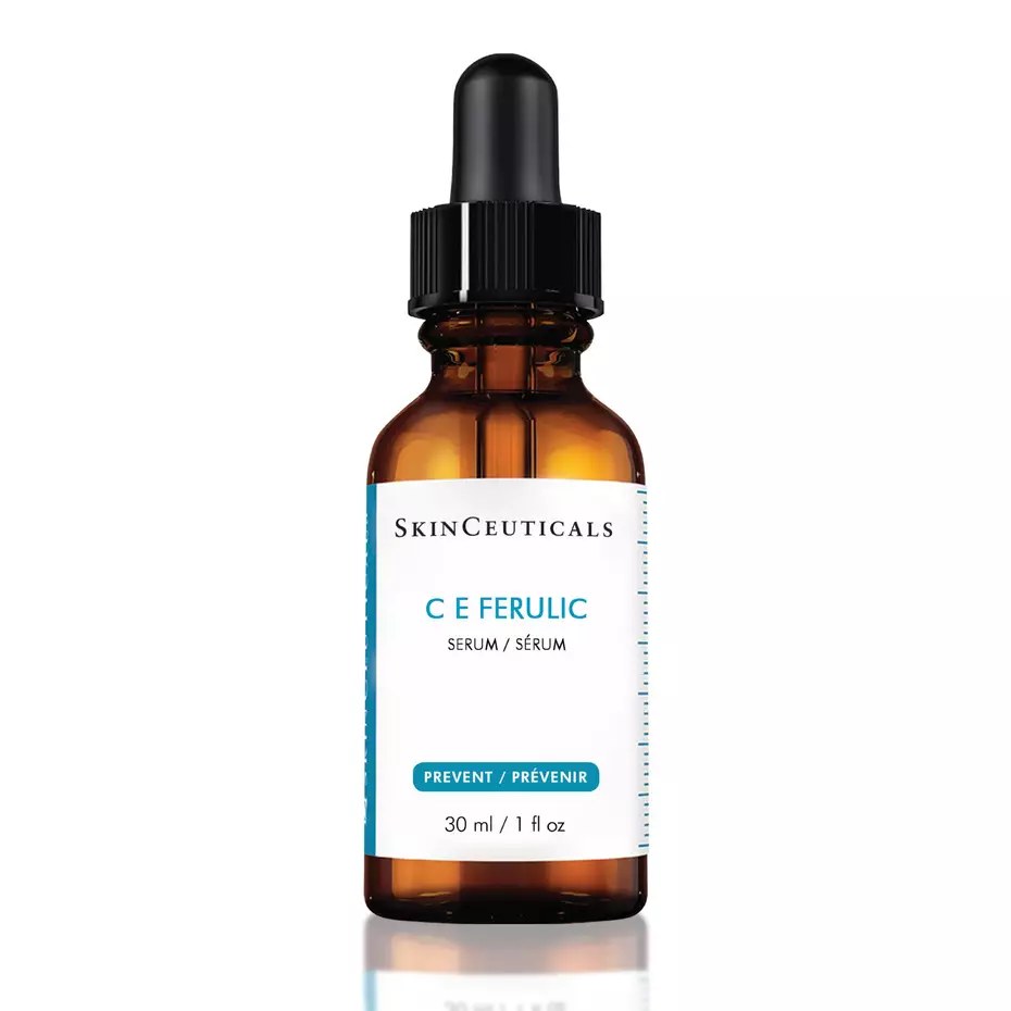 Anti-Aging Beauty Launches: SkinCeuticals C E Ferulic serum dropper bottle